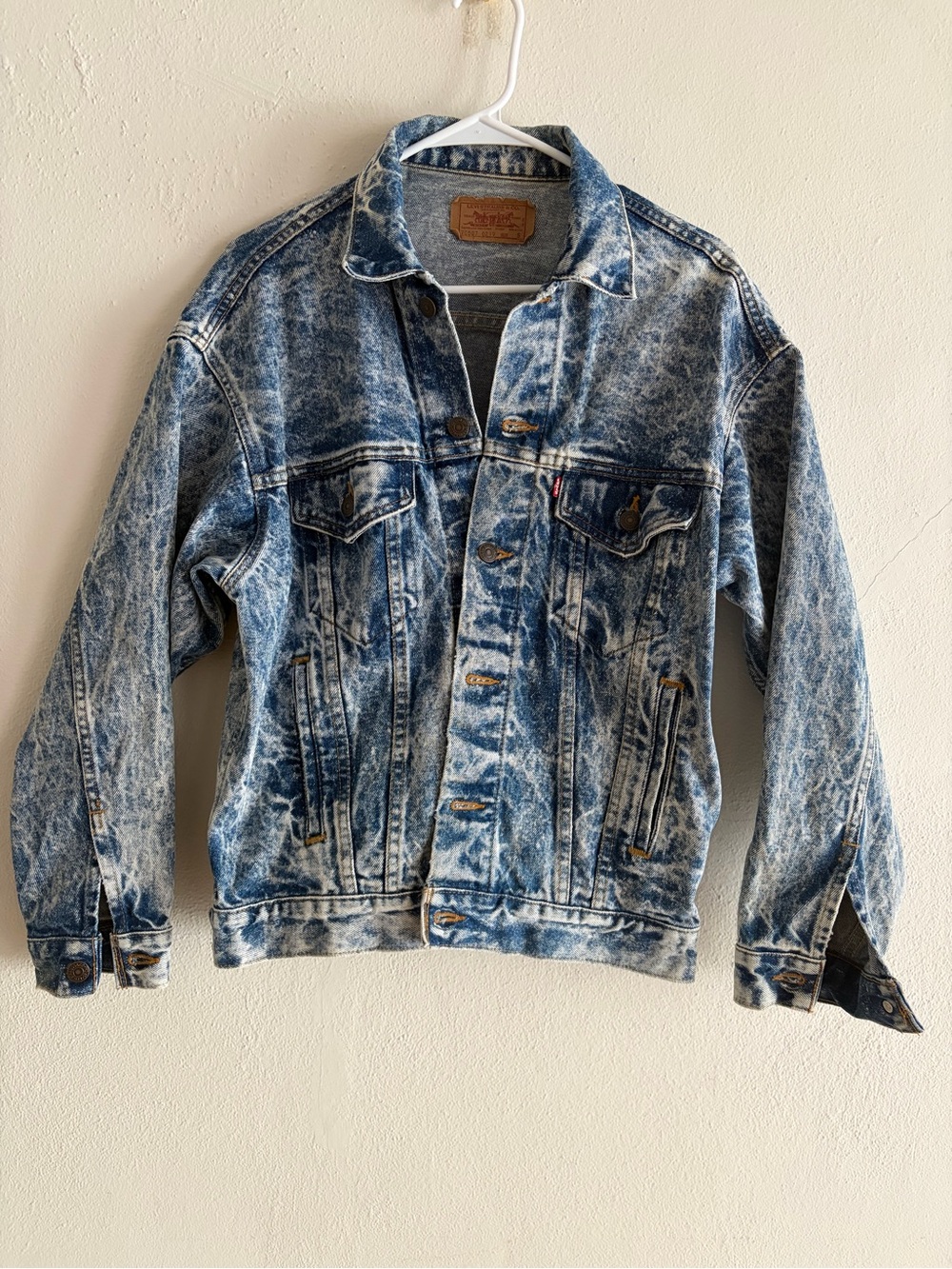 Levi's Vintage Acid Wash Blue Denim Trucker Jacket 70507 0219